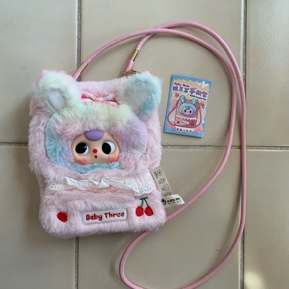 Baby Three “Pastel Bunny
Plush” Mobile Hanging Bag - Picture 4 of 7